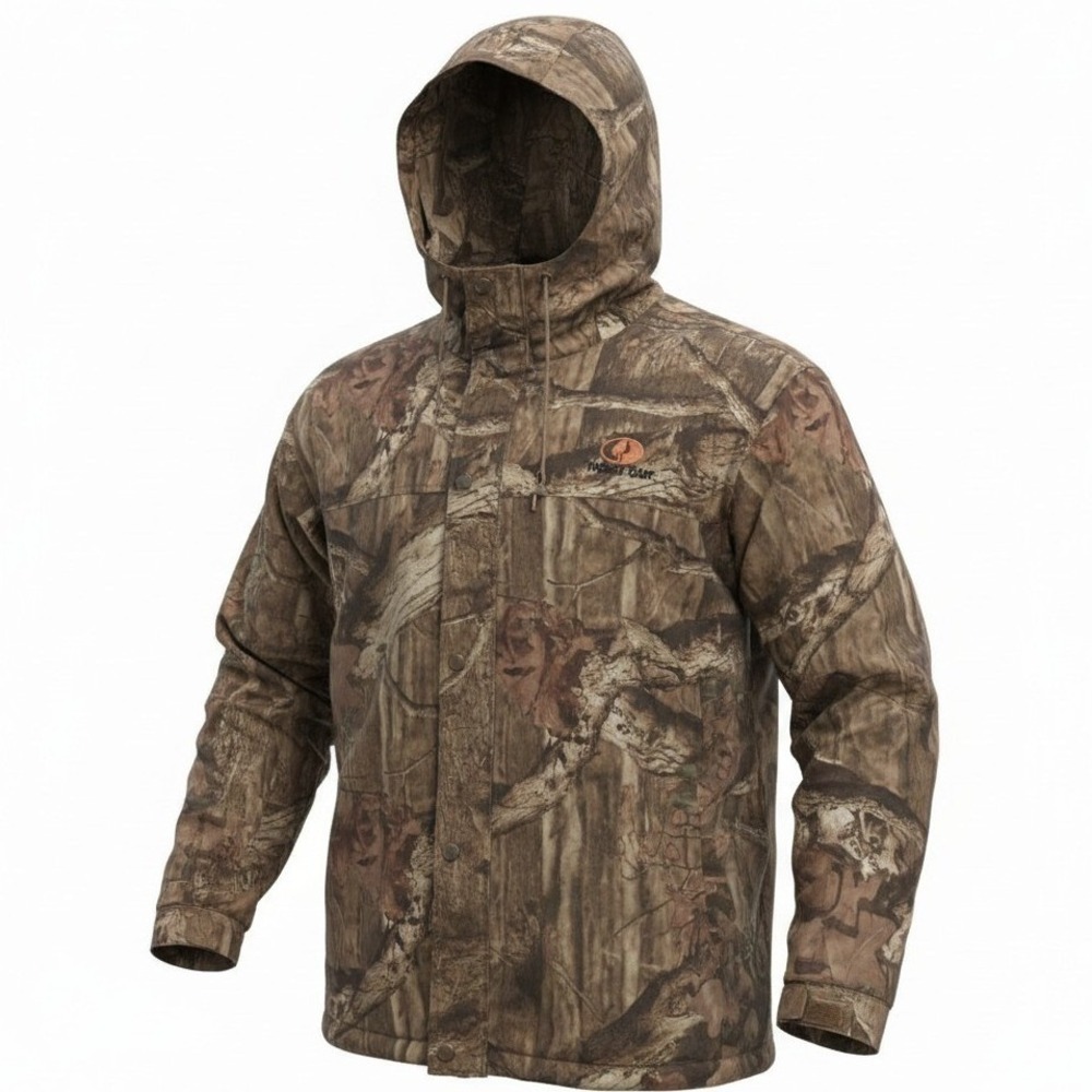 Mossy Oak Break Up Infinity Camo Hunting Jacket Hooded 3XL Full Zip Mens Coat